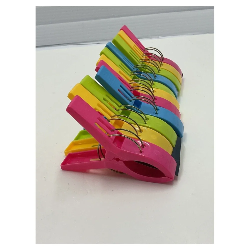 Multicolor Heavy Duty Pool Towel Clips Set‎ of 11